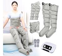 Lipedema Legs Treatment Massager, 6 Cavity Electric Air Compression Massager Machine, Full Body Waist Arm Leg Relax Instrument, Leg Compression Machine (6 Cavities 2 Legs+Waist+2 Arms)