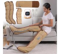 Lipedema Legs Treatment Massager, Electric Leg Air Compression Massager with Heating Function, Leg Compressions Massager with Five Massage Modes, for Relax Muscle (2 Legs + 2 Arms + 1 Waist)