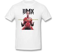 LIPENGH59 DMX Flesh of My Flesh T Shirt Men Casual Summer Classic-Fit Short Sleeves Novelty Cotton Shirt White(XX-Large)