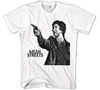 LIPENGH59 Mean Streets Robert De NIRO Harvey Keitel T Shirt Colours Colour8 White (XX-Large)