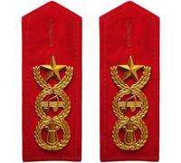 Lipfer 1 Pair Uniform Epaulets Shouler Boards Professional Uniform Aviators Shirts Epaulettes Sliders Officer Shoulder Boards Badge