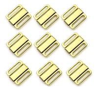 Lipfer 100 Sets Front Closing Bra Clip Bikini Hook Closure Bra Making Sewing Bra Clip Replacement