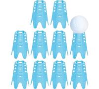 Lipfer 10pcs Golf Practice Tees - Simulator-compatible, Winter Turf & Driving Range Friendly - Home Golf Training Set