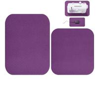 Lipfer 2 Pcs Sewing Machine Muffling Mat Foot Pedal Mat,2 Sizes Machine Non Slip Pad, Reduce Vibrations Noise No Slip,Sewing Machine Accessories for Quilting Embroidery