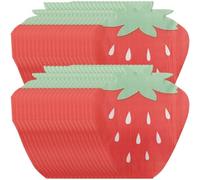 Lipfer 40 Pcs Strawberry Napkin Strawberry Birthday Decorations Strawberry Party Napkins Red Berry Napkins for Strawberry Party Berry Baby Shower Party Supplies
