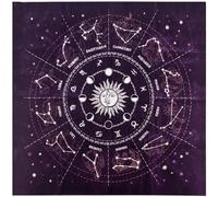 Lipfer Altar Tarot Card Cloth Tablecloth 12 Constellations Tablecloth Astrology Tarot Divination Cards Table Cloth Tapestry Board Game Pad Place Mat