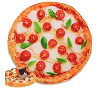 Lipfer Comfort Pizza Cat Mat Soft Warm Dog Sleeping Bed Mat Cat Blanket Poached Egg Novelty Sleep Pad Pizza Sleeping Blankets