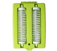 Lipfer Double Brush Head Handheld Carpet Table Brush Plastic Sweeper Crumb Dirt Cleaner Roller Tool(random Color)