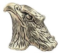 Lipfer Eagle Head Knife Lanyard Bead Brass Animal Lanyard Bead Diy Charm Paracord Beads Pendant for Knife Lanyard Bracelet Keychain Accessories