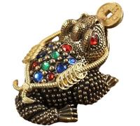 Lipfer Feng Shui Money Lucky Fortune Wealth Chinese Frog Coin Home Office Decoration Ornaments Good Lucky Gifts