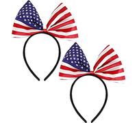 Lipfer Independence Day Headband Usa National Day Hairband Happy Usa Independence Day Decoration Headband Party Favors
