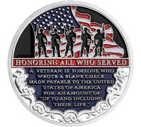 Lipfer Military Veterans Challenge Coin for Your Service Appreciation Commemorative Coin Gifts
