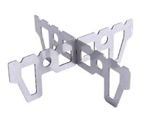 Lipfer Outdoor Titanium Alcohol Stove Rack Outdoor Camping Stand Support Rack Stove Rack Cross Stand Support Cookware Accessories