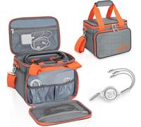 Liphontcta Travel & Business Carrying Case Bag Compatible with Jackery Explorer 160/240/300, ECOFLOW River Mini and Bluetti EB3A, with Waterproof Bottom and Front Pockets and 3 in 1 Retractable USB