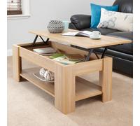 liphook wooden lift up coffee table in oak