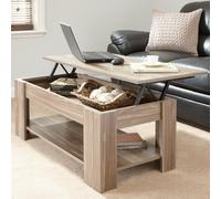 liphook wooden lift up coffee table in walnut