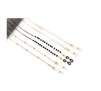 LIPIODOL 3Pcs Face Cover Holder Chain Necklace for Mask, Glasses Chain Metal Eyeglass Holder for Mask Strap Extender Chain for Women Men