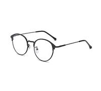 LIPIODOL Classic Eyeglasses Clear Lens Round Frame Non Prescription Glasses Metal Frame Fashion Eyeglasses for Women Men