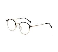 LIPIODOL Classic Eyeglasses Clear Lens Round Frame Non Prescription Glasses Metal Frame Fashion Eyeglasses for Women Men