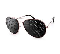 LIPIODOL Pinhole Glasses: Unisex Adults & Children Eye Care, Improves Focus & Reduces Strain, Suitable for Myopia, Hyperopia, Astigmatism