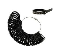 LIPIODOL Ring Sizer UK A-Z US Ring Sizer Gauge Set Finger Size Measurer Women Mens Ring Measurement Tool Sizing Belt Measurement Scales Kit Tools for Measuring Rings Diameters