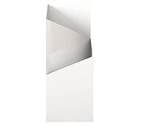 LIPJIA Umbrella Stand, Modern Creative Umbrella Stand，Metal Two-Layer Apartment/Corridor Rectangular Rectangular Modern and Simple,White