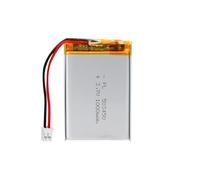 LiPo Battery 3.7 V 1000 mAh 503450 with JST Cable - Rechargeable Lithium Polymer Battery for Bluetooth Speakers, DIY Projects and Electronic Devices