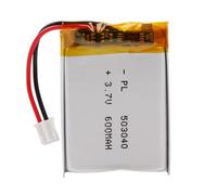LiPo Battery 3.7 V 600 mAh 503040 with JST Cable - Rechargeable Lithium Polymer Battery for Bluetooth Speakers, DIY Projects and Electronic Devices