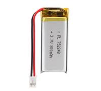 LiPo Battery 3.7 V 800 mAh 752248 with JST Cable - Rechargeable Lithium Polymer Battery for Bluetooth Speakers, DIY Projects and Electronic Devices