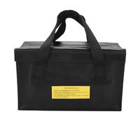 Lipo Battery Bag, 26x12x18cm, Fireproof & Water-Resistant Lipo Battery Bag Battery Box Batteries Storage Bag with Carry Handle Lipo Guard Pouch for Charging & Transport Safety