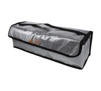 Lipo Battery Storage Bag with Handle Heat-resistant PVC Pouch | Secure Storage for Lithium and Rc Car Batteries, Multilayer Fireproof Materials, Sealed Spaces, Safe Transport