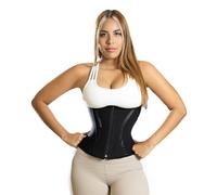 Lipo Express Colombian Hourglass Waist Trainer Corset, Nude, Large