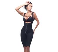 Lipo Express Stage 2 Colombian BBL Faja- Post Surgical Recovery Shapewear For Tummy Tucks Lipo360 or BBL Compression Garment 1681, Black, S