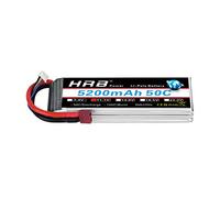 Lipo HRB 3S 11.1v 5200mAh 50c battery with deans t socket for slash VXl, slash 4x4 VXl, 1/10 rally, xo-1 supercar, e-maxx brushless, e-revo brushless and Spartan models