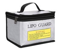 Lipo Safe Bag Fireproof Waterproof -Proof Battery Storage Guard for Power Bank Chemicals RC Car Drone Boat Helicopter Compatible with DJI Easy to Carry Folding