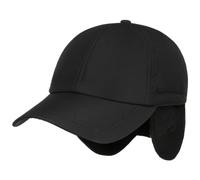 Lipodo 3M Thinsulate Cap Baseballcap Fullcap Ear Flaps Neck Protection Stretch Polyester Unisex Summer Winter Black S (55-56 cm)