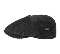 Lipodo 8-Panel Cord Flat Cap Italian-Made Ivy Cap Plain Color Peaked Cap Men Fall Winter Regular-Fit Lined