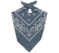 Lipodo Bandana Headscarf Cotton Multifunctional Women Men Grey