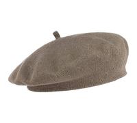 Lipodo Bay of Biscay Cotton Beret Women - Made of 100% Cotton - French hat for Spring/Summer - Artist hat Dark Beige