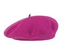 Lipodo Bay of Biscay Cotton Beret Women - Made of 100% Cotton - French hat for Spring/Summer - Artist hat Fuchsia