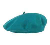 Lipodo Bay of Biscay Cotton Beret Women - Made of 100% Cotton - French hat for Spring/Summer - Artist hat Petrol Blue