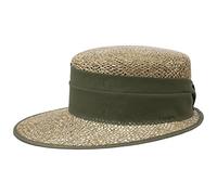 Lipodo Breezy Straw Wide Visor Beach Style Made in Italy Women Spring Summer