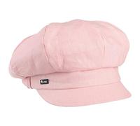 Lipodo Classic Baker Boy Cap Made in Italy Linen Cotton Ladies Elastic Band Spring Summer Rose