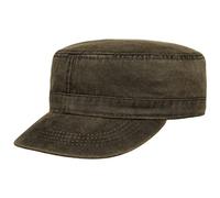 Lipodo Classic Cotton Army Cap Adjustable Military Style 100% Cotton Unisex Summer Cap Brown One Size