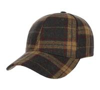 Lipodo Classic New Check Cap Baseballcap 6-Panel Strapback Karomuster Wool Blend Adjustable Unisex Autumn Winter Grey One Size