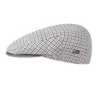 Lipodo Inglese Flat Cap Vichy Pattern Multicoloured Made in Italy Unisex Summer