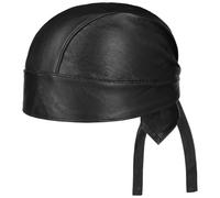 Lipodo Leather Bandana Pirate Bandana Summer Winter Men Black One Size