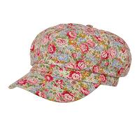 Lipodo Little Flowers Balloon Cap Floral Design 100% Cotton Womens Summer Green M (57-58 cm)