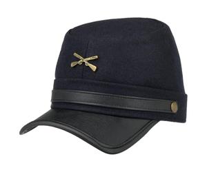 Lipodo Northern States Cap Men - Union Army Cap Made with Wool - Peaked Cap American Civil War - Summer/Winter - Blue