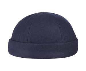 Lipodo Port Docker Cap - Winter Cap in Black, Blue, Grey, Bordeaux-Red - Sailor’s Cap One Size 54-61 cm - Hook and Loop Closure- Fits Closely to Your Head - Men’s Cap Autumn/Winter Navy One Size
